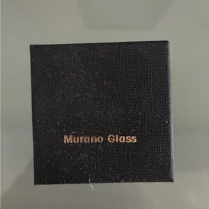 Murano Glass authentic earrings and necklace from Italy